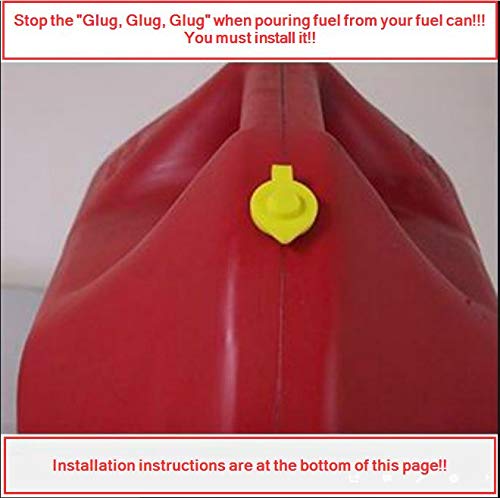 1 - Fuel Gas Can Jug Spout Nozzle, Ring, & Pack for Blitz Wedco Scepter Essence Midwest Eagle