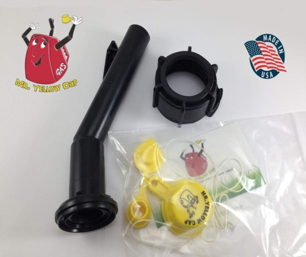 1 - Fuel Gas Can Jug Spout Nozzle, Ring, & Pack for Blitz Wedco Scepter Essence Midwest Eagle