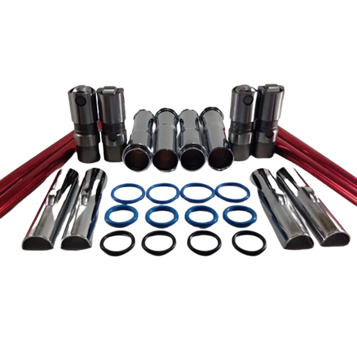 Street Sport Industries Adjustable Pushrods, Pushrod Covers and Lifters Compatible with Harley-Davidson Evolution 1984?1