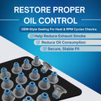 SSI Valve Stem Seals Set (16pcs) for Mini Cooper R55 R56 R57 R58; Replaces