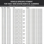 SSI Cummins 5.9L 12V P7100 1994-1998 3K/4K Governor Spring Kit