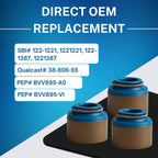 SSI 16pcs, Rubber Positive Valve Stem Seal - 11/32" Valve Stem and a .562"