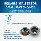 SSI Honda GX120 GX160 GX200 Valve Stem Seals 5.5mm, OEM 12209-ZH8-003, 2pcs