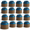 SSI 16pcs, Rubber Positive Valve Stem Seal - 11/32" Valve Stem and a .562"