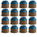 SSI 16pcs, Rubber Positive Valve Stem Seal - 3/8" Valve Stem and a .500"