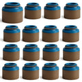 Street Sport Industries Valve Stem Seals Set (16pcs) for Dodge Dakota Ram Durango Van 5.2L 5.9L V8 Magnum | Interchange 