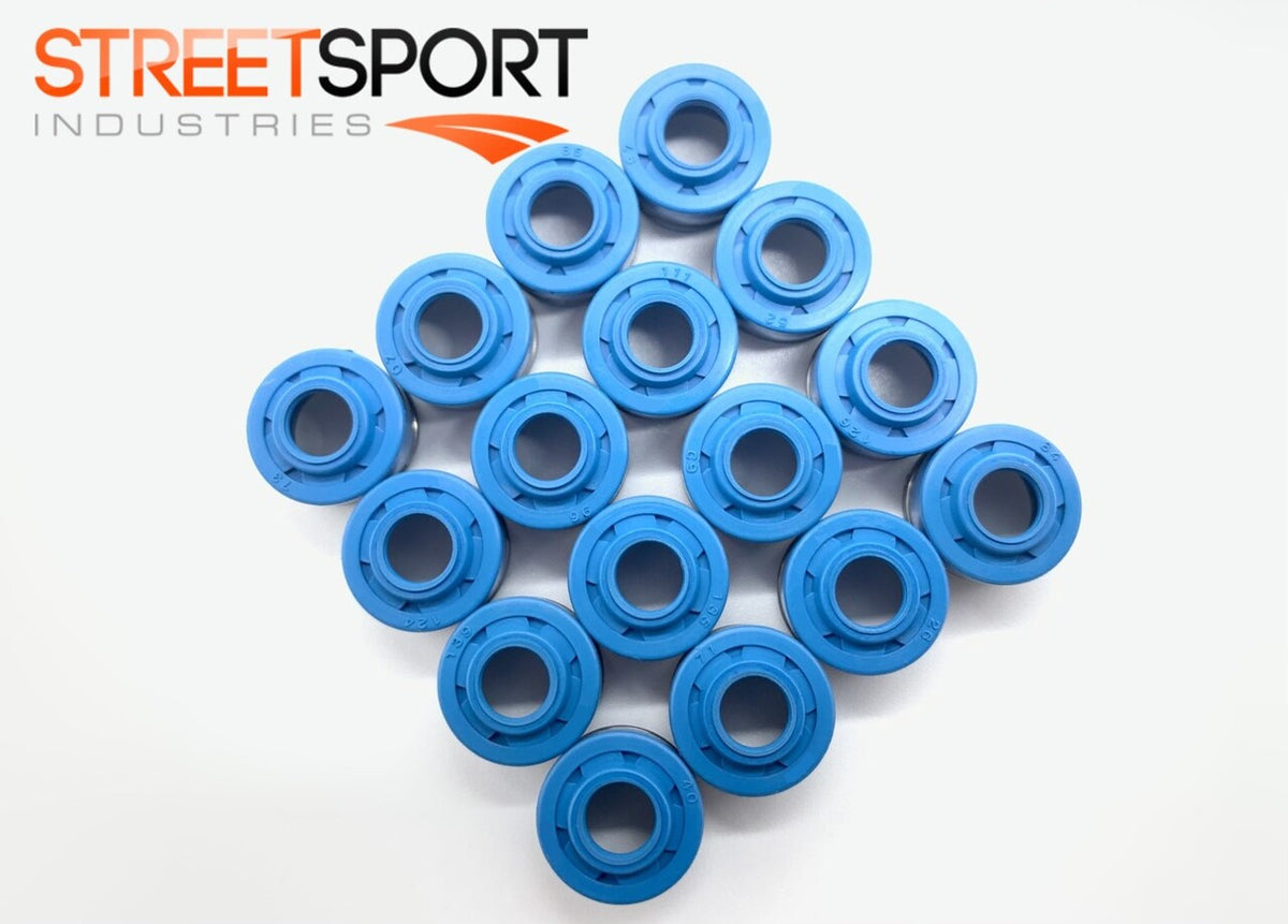 Fits Yamaha XJR1200 XJR 1200 "1995 - 1999" - FKM Valve Seals - Set of 16