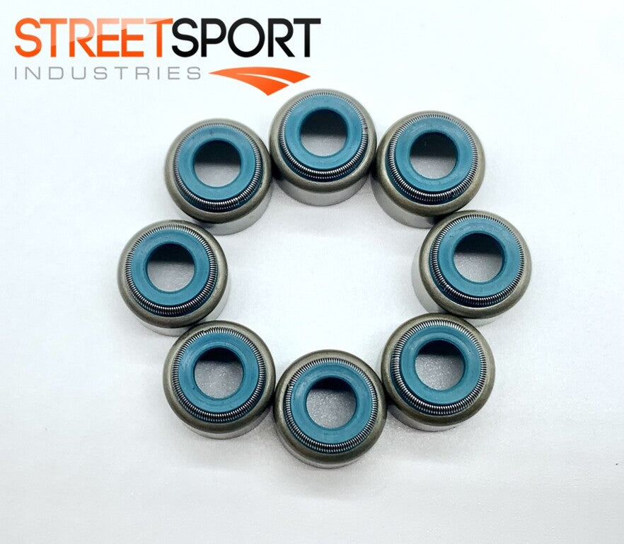 Fits Yamaha V STAR 1300 "2007 - 2016" "METAL CLAD" FKM Valve Seals - Set of 8