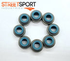 Fits Yamaha V STAR 1300 "2007 - 2016" "METAL CLAD" FKM Valve Seals - Set of 8