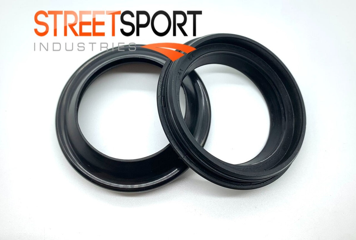 41mm High Performance Fork Dust Seal Kit BMW Honda Kawasaki Suzuki Yamaha Buell