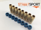 Kawasaki KZ900 KZ1000 (8) Bronze Guides + (8) Viton Ventil Dichtungen - 16 Pcs