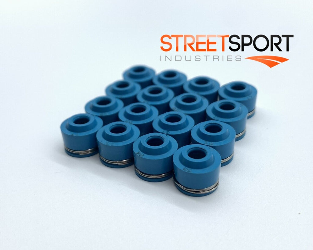 Fits Suzuki RF900R RF 900 R "1994 - 1997" - FKM Valve Seals - Set of 16 - NEW!!