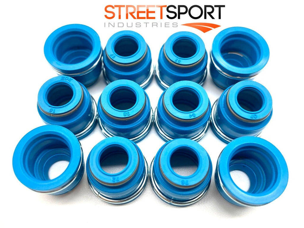 Valve Seals Fits 72-02 Datsun Nissan 2.6L 2.8L SOHC 12v L26 L28 L28E LD28 FKM 12