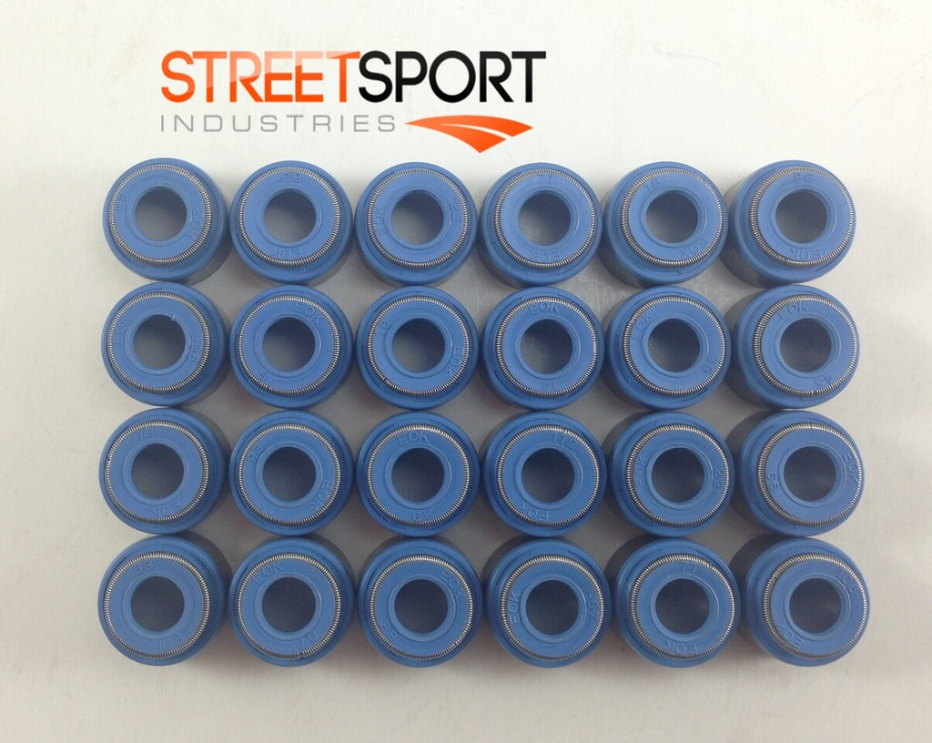 Fits Honda Acura Sterling 2.7L C27a Legend Accord FKM VALVE SEALS - Set of 24