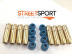 Kawasaki KZ900 KZ1000 (8) Bronze Guides + (8) Viton Ventil Dichtungen - 16 Pcs