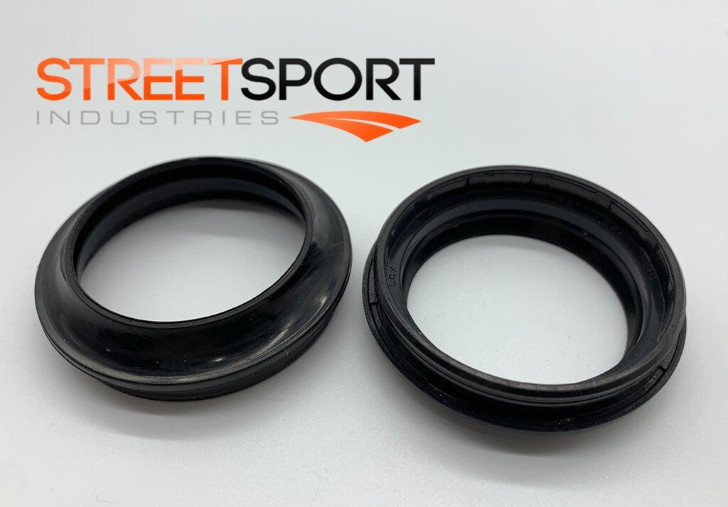 43mm Fork Dust Seal Kit Ducati Monster Honda Kawasaki Suzuki Triumph HD Buell