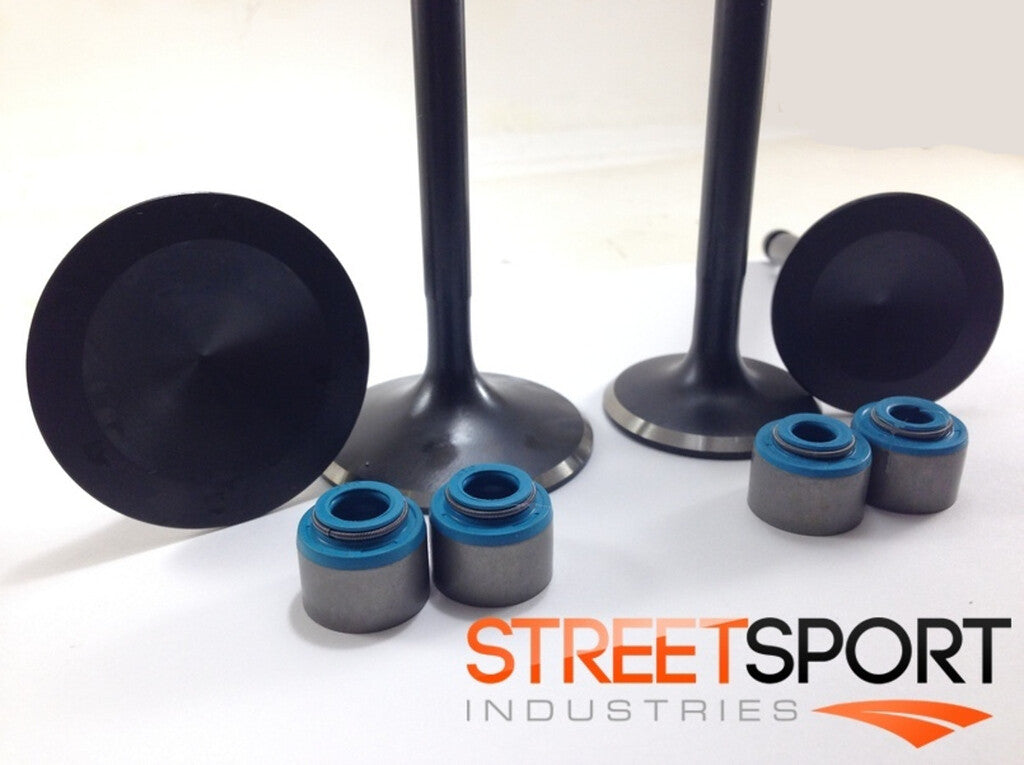 Harley Ironhead Sportster 70-85 Ss Int & 1 9/16 " Exh Valves + Joints Set 4 Neuf