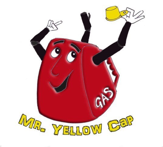 Combo Pack - 1 BLITZ Yellow Spout Caps 1 Vent Caps "FIX YOUR GAS CAN" 4pcs total