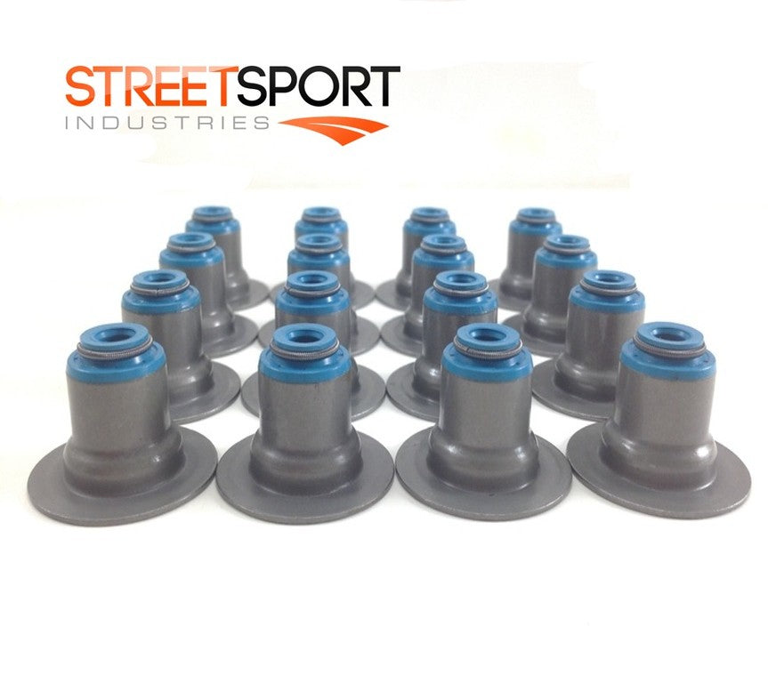 Dodge Chrysler Jeep 2.0L 2.4L DOHC SOHC 95-10 FKM Valve Seals - Set of 16 -NEW