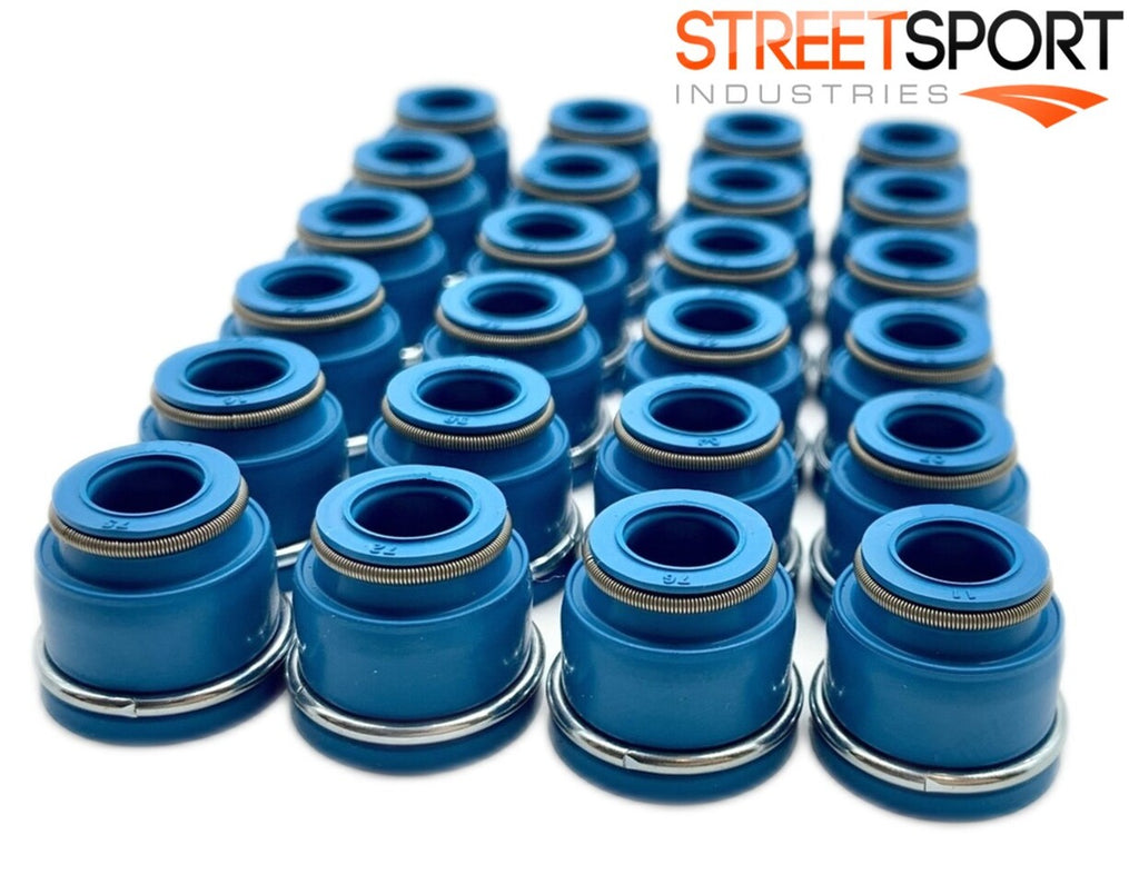 Valve Seals Fits "98-20" Isuzu SOHC 24v 6HK1 Diesel 7.8L FKM - Set of 24 - NEW