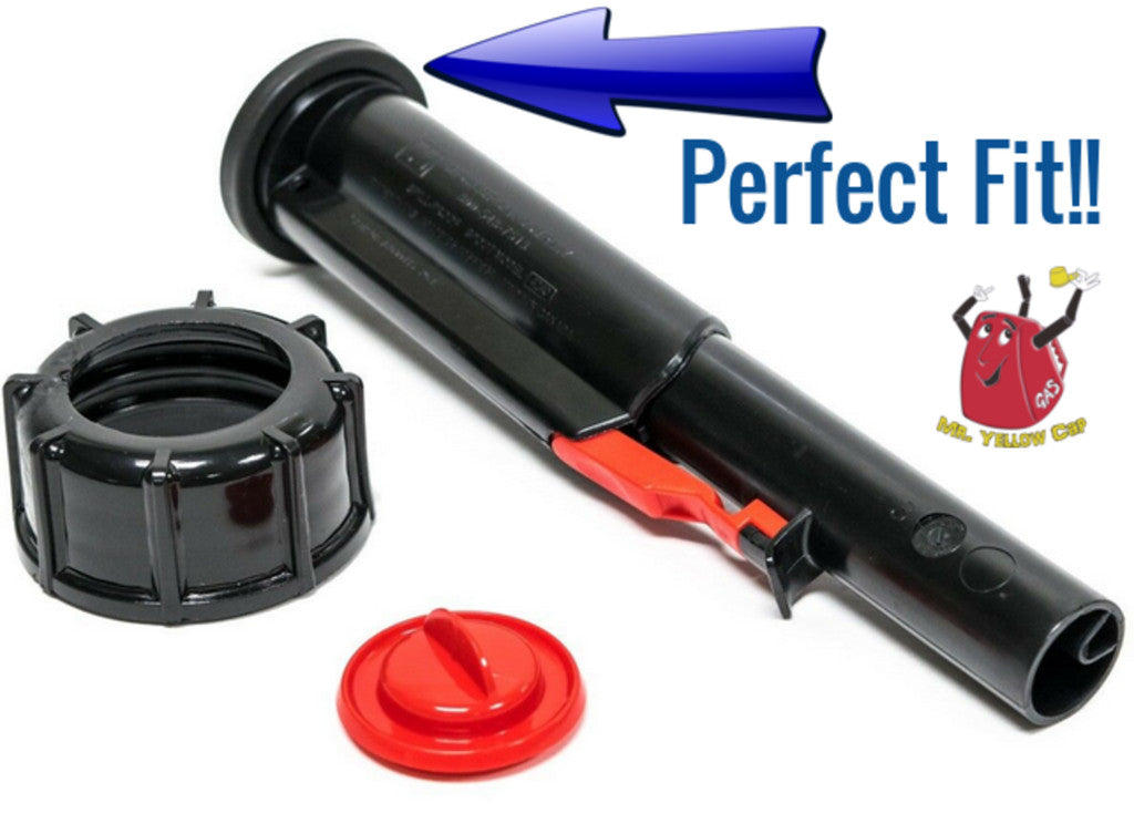 Mr. Yellow Cap Gas Can Spout Rubber Gaskets - Fits Blitz, Gott, Rubbermaid, Wedco, Scepter, Eagle