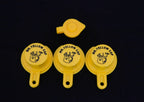Tapones amarillos BLITZ con vertedor para el Sr. Yellow Cap con ventilación GRATIS - Se adapta a los vertedores n.º 900302 900092 900094