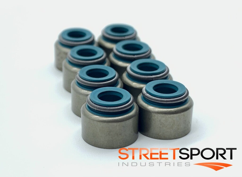 Fits Yamaha V STAR 1300 "2007 - 2016" "METAL CLAD" FKM Valve Seals - Set of 8