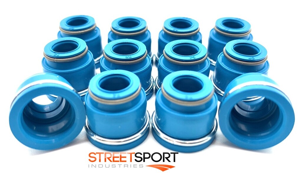 Valve Seals Fits 72-02 Datsun Nissan 2.6L 2.8L SOHC 12v L26 L28 L28E LD28 FKM 12