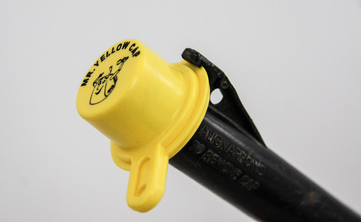 Mr. Yellow Cap BLITZ Yellow Spout Caps with FREE Vent - Fits Spouts #900302 900092 900094
