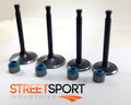 Harley Ironhead Sportster 70-85 Ss Int & 1 9/16 " Exh Valves + Joints Set 4 Neuf