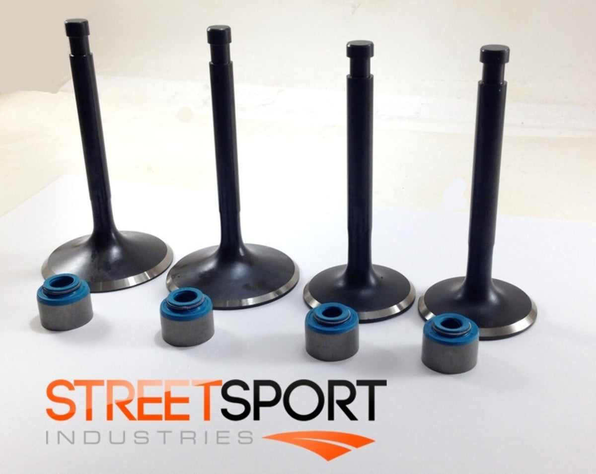 Harley Ironhead Sportster 70-85 Ss Int & 1 9/16 " Exh Valves + Joints Set 4 Neuf