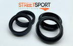 43mm Fork Oil & Dust Seals Ducati Monster Honda Kawasaki Suzuki Triumph HD Buell