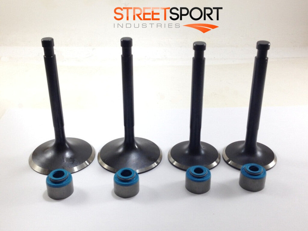 Harley Ironhead Sportster 70-85 Ss Int & 1 9/16 " Exh Valves + Joints Set 4 Neuf