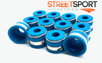 Valve Seals 8mm X .530" – FKM "Positive" Valve Stem Oil Seals – Set of 12 - New